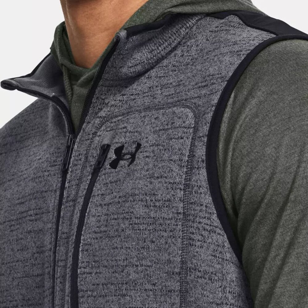 Nwt Mens LARGE Under Armour UA Expanse Specialist Fleece Vest jacket 1380272 025